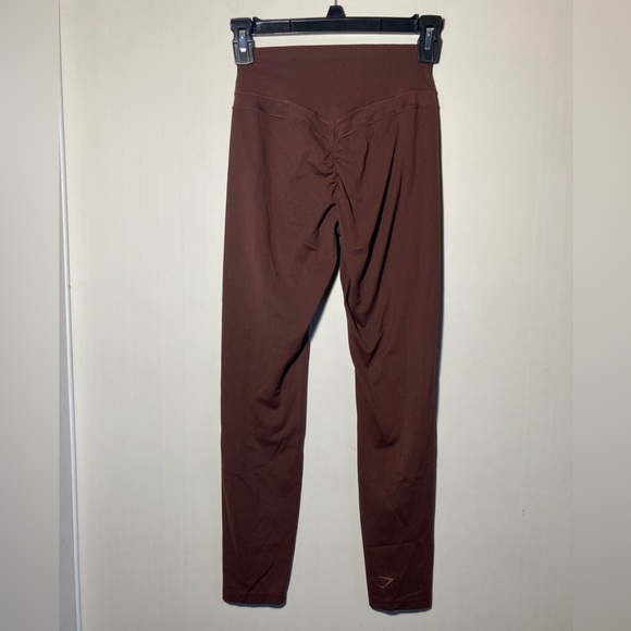 Gymshark X Whitney Simmons High Rise Leggings 26” Inseam Reddish Brown XSmall - Picture 3 of 16